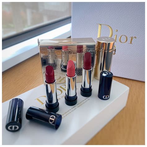 dior lipstick collection case|Dior lipstick set with clutch.